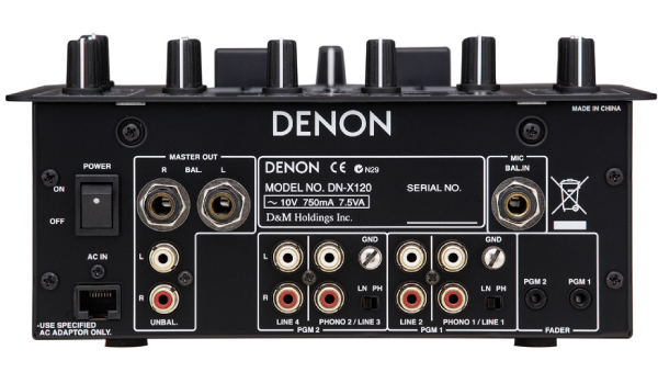 在庫限り！ラスト1台】DENON/DJミキサー/DN-X120 （VESTAX 2R2R 1.0m