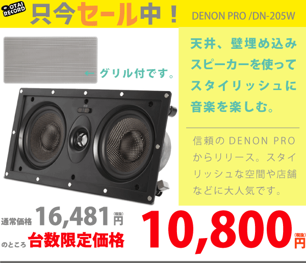 denon professional dn-205w