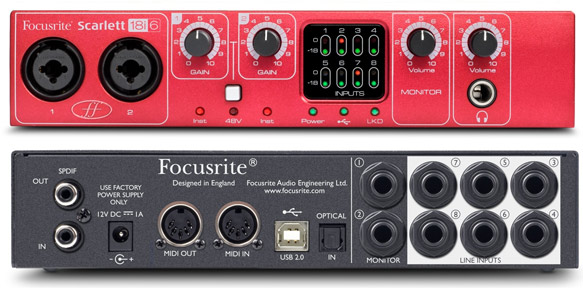 1万円近く値下げしました！】Focusrite/USB2.0オーディオ