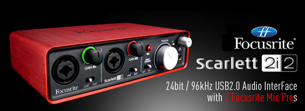 【値下げ最終在庫！】Focusrite/オーディオ・インターフェイス/Scarlett 2i2★PH-3プレゼント！ -DJ機材アナログ