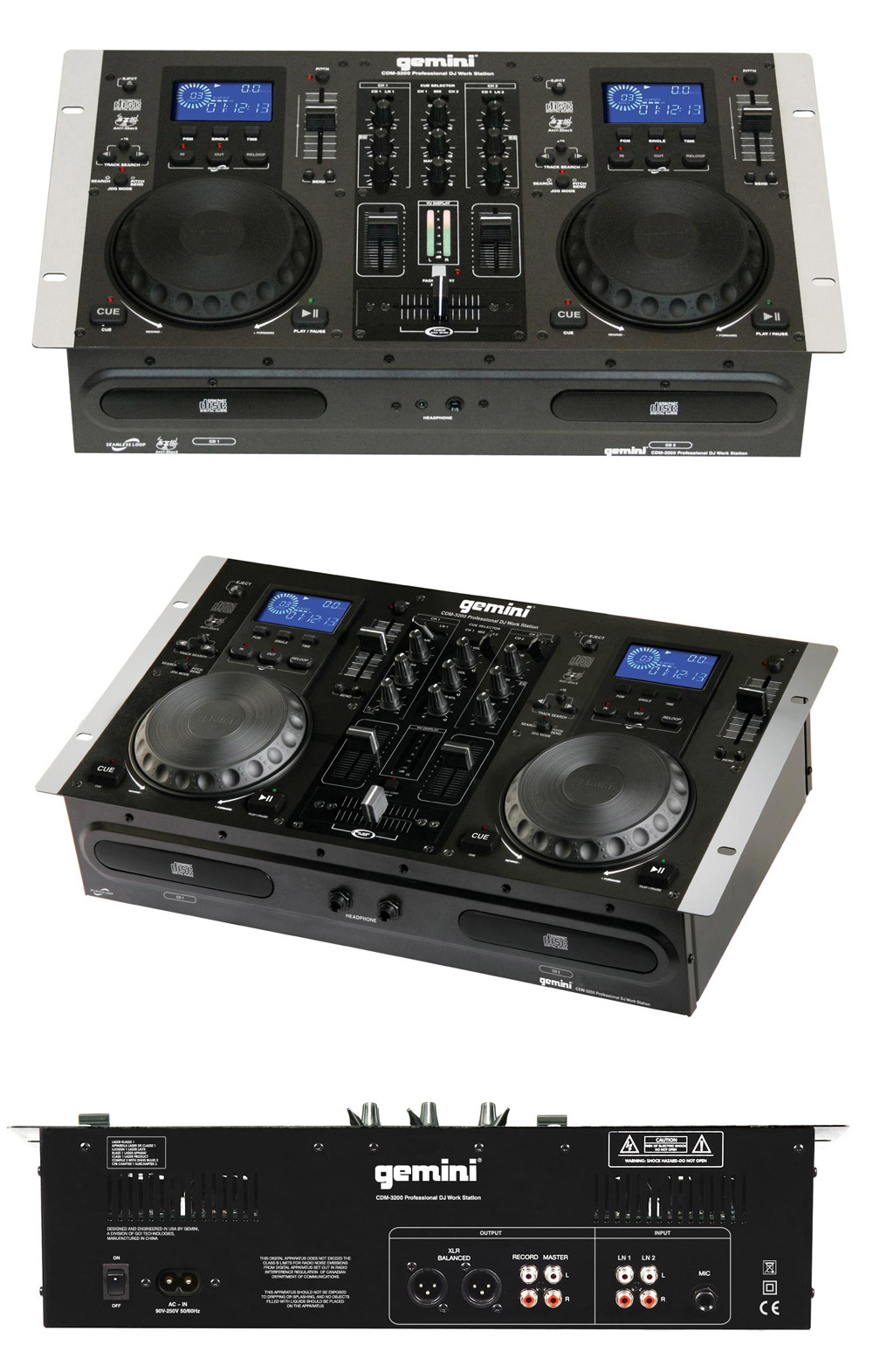 GEMINI オールインワン　CDJ CDM-3200