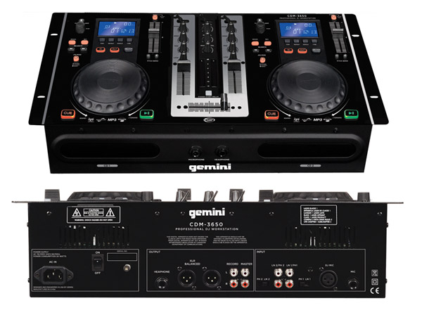 GEMINI/CDJ/CDM-3650※SCRATCH LIFEプレゼント！ -DJ機材アナログ