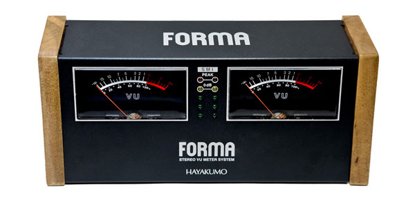 日本製のステレオVUメーター、HAYAKUMO「FORMA」のご紹介です！