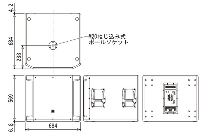 SRX818SP Powered