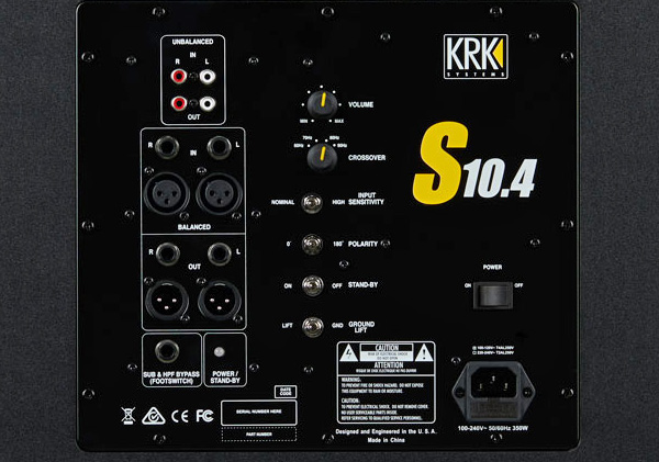 KRK / S10.4│KRKの10インチサブウーファーです！