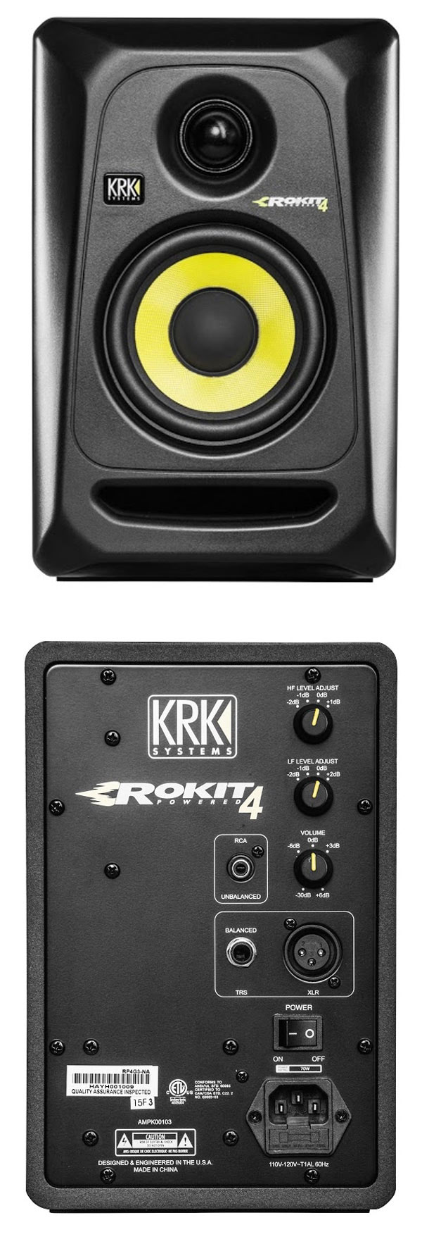 KRK ケーアールケー RP5 G4 WIN ROKITパワードスピーカー(ペア) 宅配便