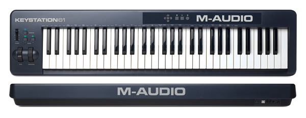 M-AUDIOの61鍵盤キーボードコントローラーKeystation 61の紹介ページです。