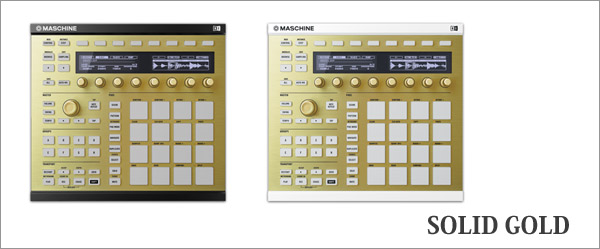 MASCHINE CUSTOM KITS SOLID GOLD