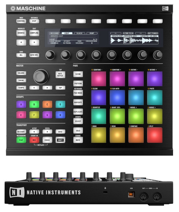 NATIVE INSTRUMENTS/MASCHINE MK2の紹介です。