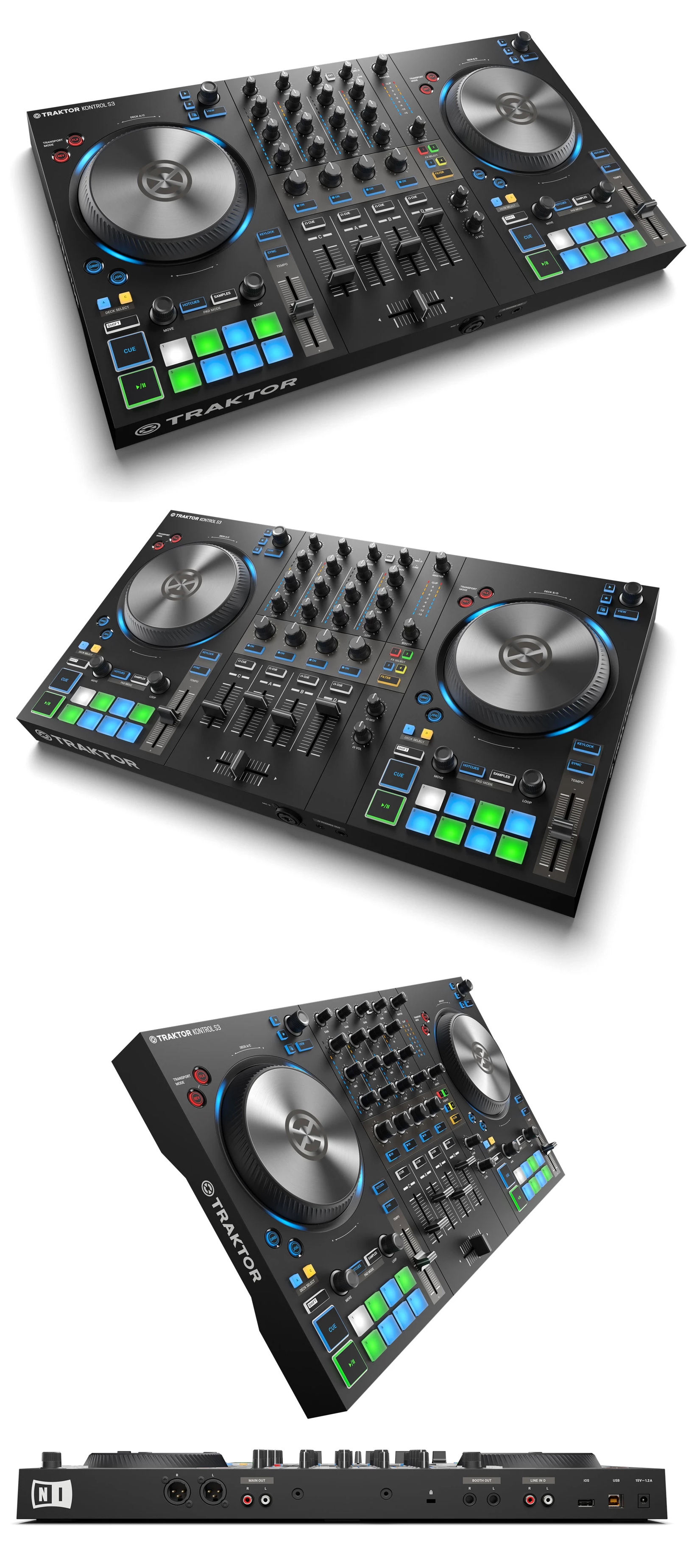 NATIVE INSTRUMENTS/PCDJコントローラー/TRAKTOR KONTROL S3☆TRAKTOR