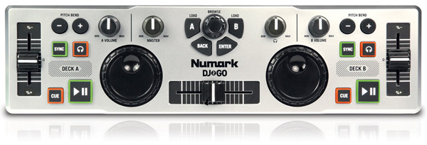 Numark/DJ用MIDIコントローラー/DJ2GO -DJ機材アナログレコード