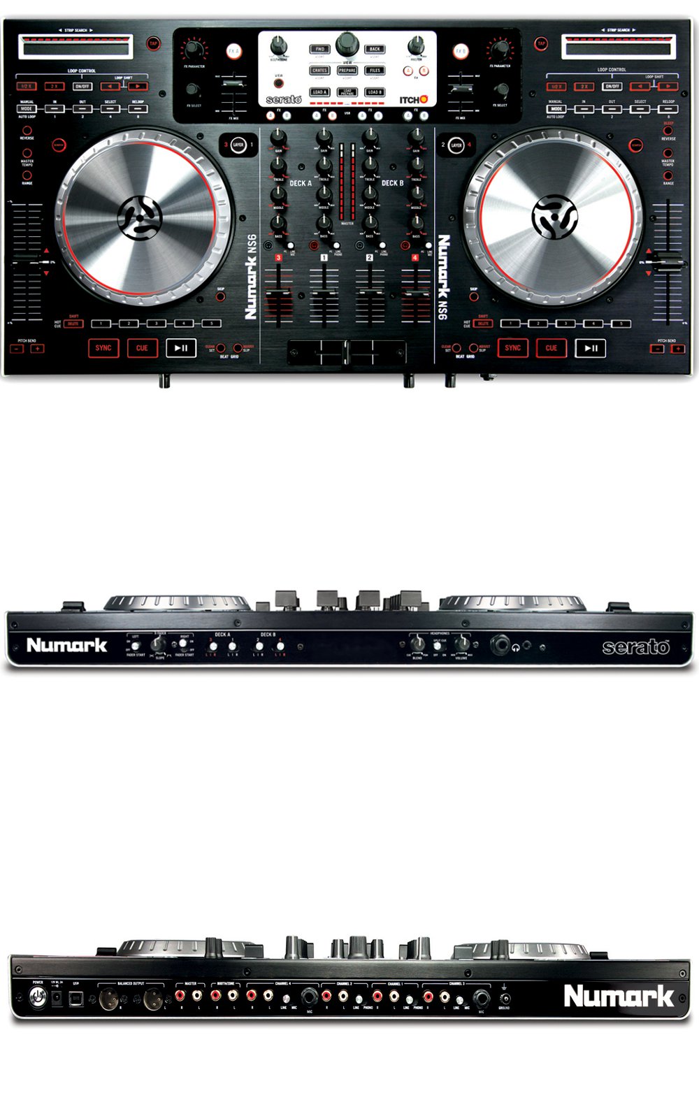 NUMARK PCDJコントローラーNS6の詳細ページ -OTAIRECORD-