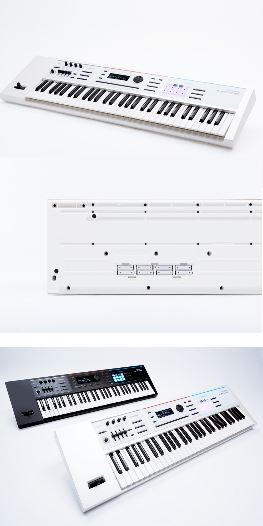 Rolandの多機能シンセサイザー「JUNO-DS61」にホワイトバージョンが誕生いたしました！