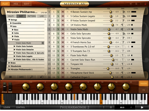 IK Multimedia MIROSLAV PHILHARMONIK 2