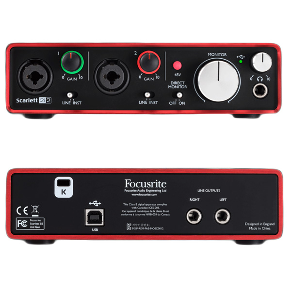Focusrite Scarlett 2i2 G2