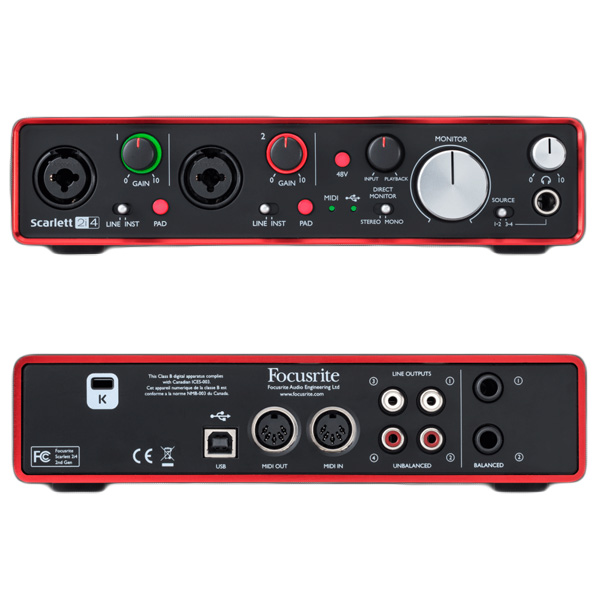 Focusrite Scarlett 2i4 G2