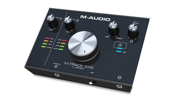 M AUDIOのUSBオーディオインターフェース、M Track 2x2のご紹介です。