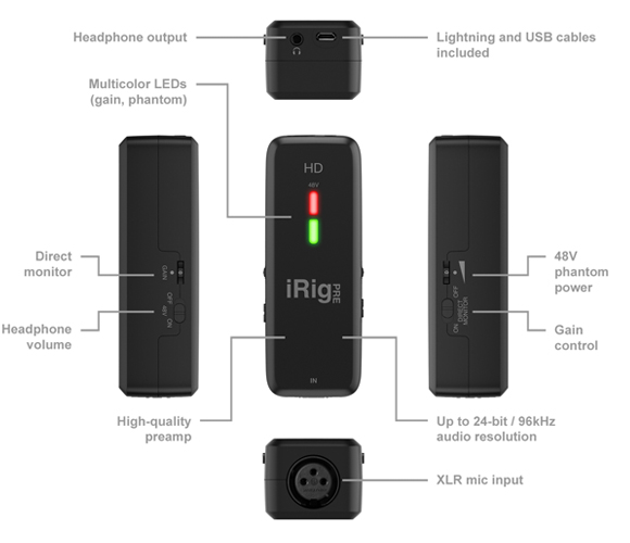 IK Multimedia iRig Pre HD