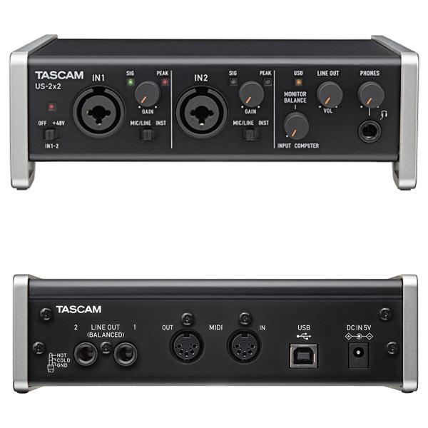 TASCAM US-2x2-CU