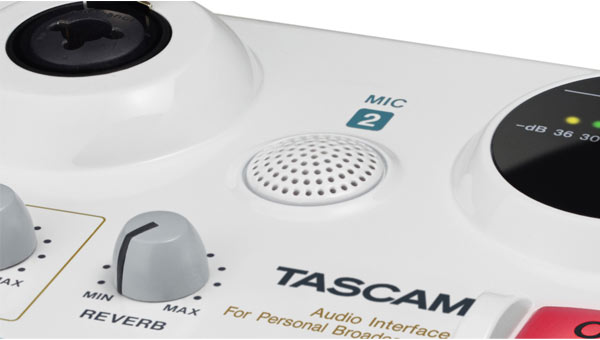 TASCAMの配信にも特化されたオーディオインターフェースMiNiSTUDIO 