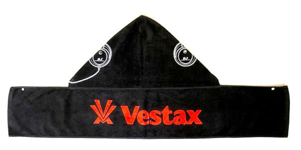 VESTAXフード付マフラータオル VTW-001BLK