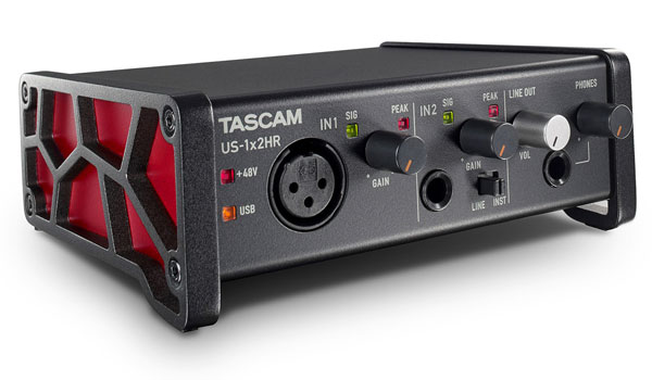 TASCAMの高品質オーディオインターフェイスUS-1x2HRをご紹介いたします！