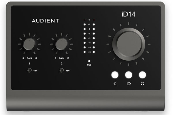 AUDIENTのオーディオインターフェイスiD14 mkIIをご紹介いたします！