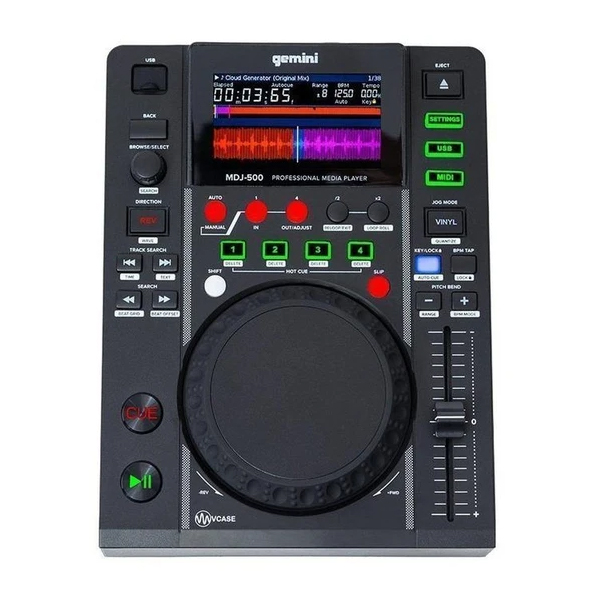 GEMINI「MDJ-500」USBメモリが使用可能なDJプレーヤーです! GEMINI「MDJ-500」USBメモリが使用可能なDJプレーヤーです!