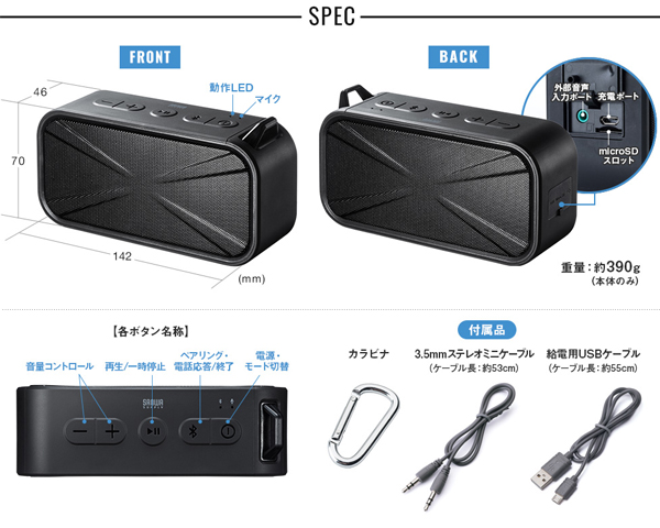 SANWA MM-SPBT3BK