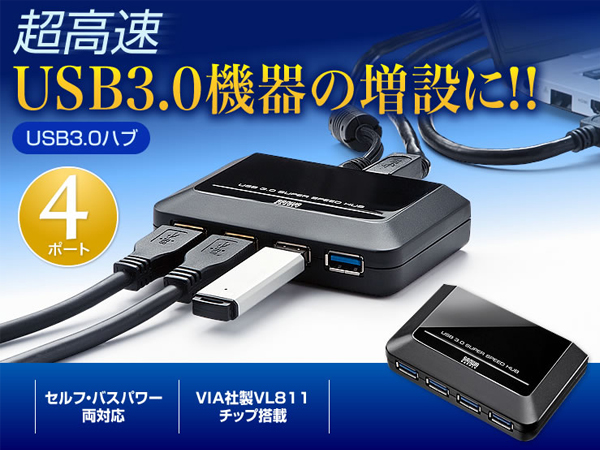 SANWA USB-HGW410BKN