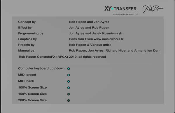 Rob Papen XY-Transfer
