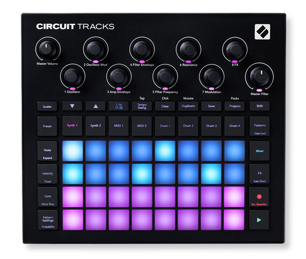 novation CIRCUIT TRACKS