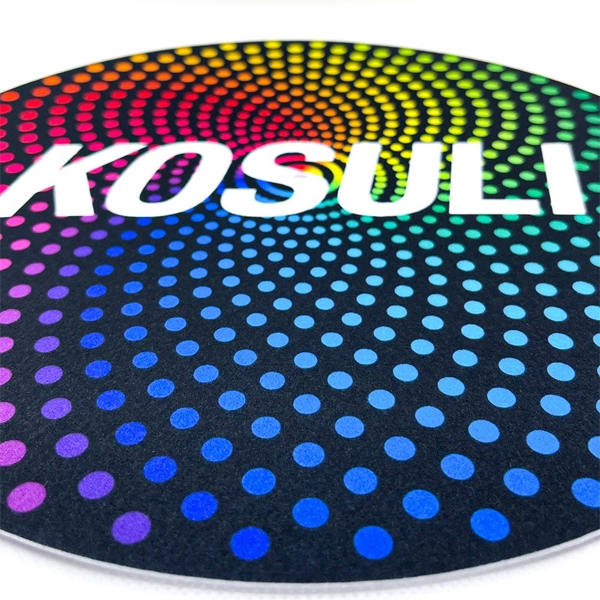 Dr. Suzuki KOSULI Colorful Spiral Dots & Solor System Pattern 12inch Slipmat(Xbv}bg2)