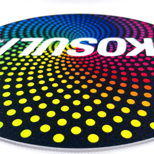 Dr. Suzuki KOSULI Colorful Spiral Dots & Solor System Pattern 12inch Slipmat(Xbv}bg2)