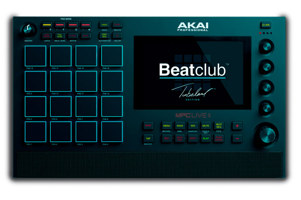 AKAI Professional MPC Live II Beatclub Timbaland Edition