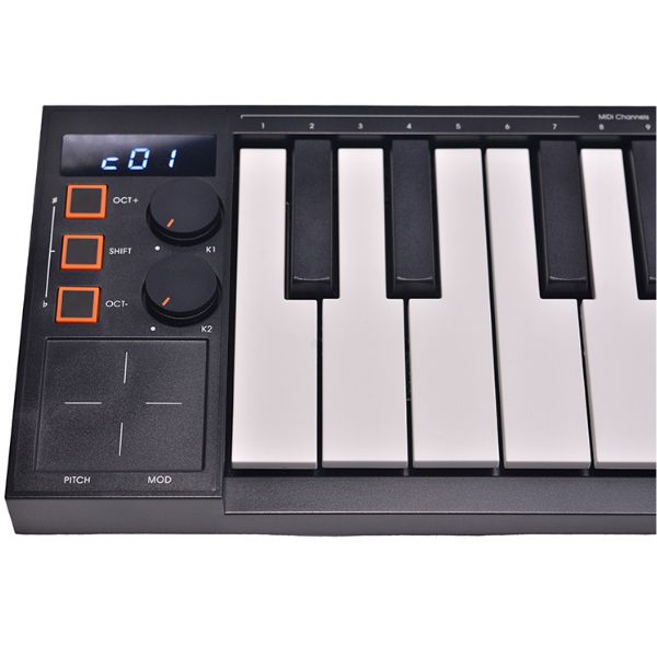 折りたたみ式 MIDI キーボード FOL-KEY49