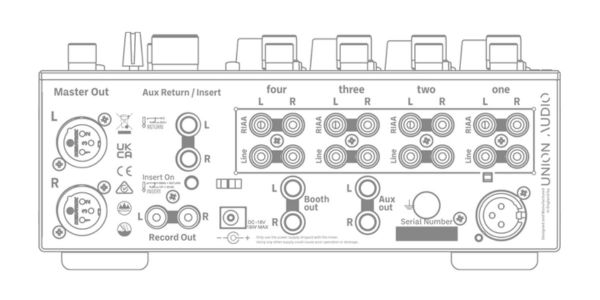 Union Audio/DJミキサー/elara.4 MK2）