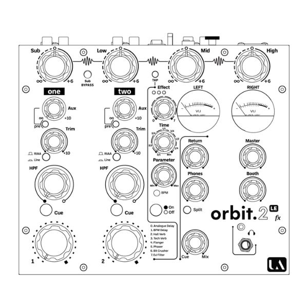 Union Audio/DJミキサー/orbit.2 LE fx）