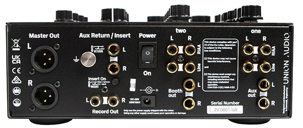 union audio two.valve rotary Mixer