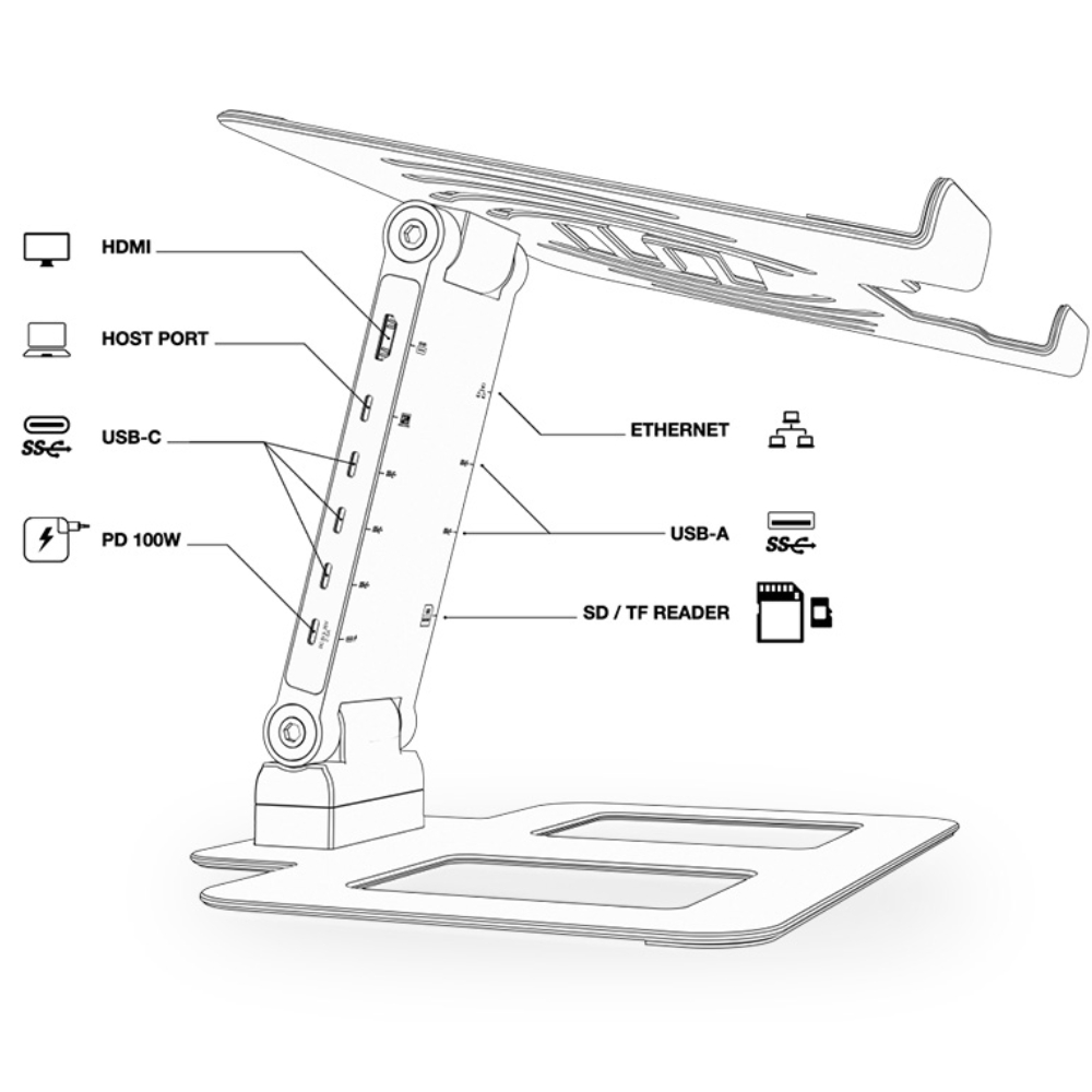 Reloop/PCスタンド/Stand Hub Pro
