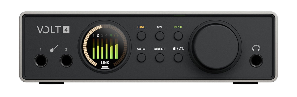 Universal Audioの高品質オーディオインターフェイスVolt 4 Gen 2 USB