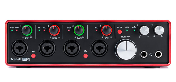Focusrite scarlett18i8 オーディオインターフェイス Focusrite/オーディオインターフェイス/Scarlett 18i8 G2