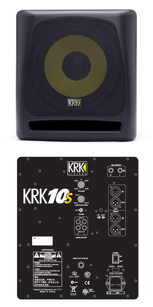 KRKのパワードサブウーファー KRK 10sが誕生！！その威力とは！？