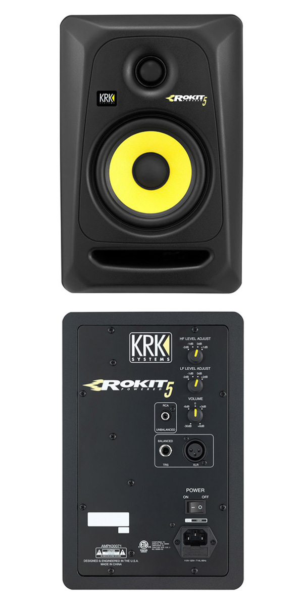 krk rokit 5 g3 rp5g3 モニタースピーカー-