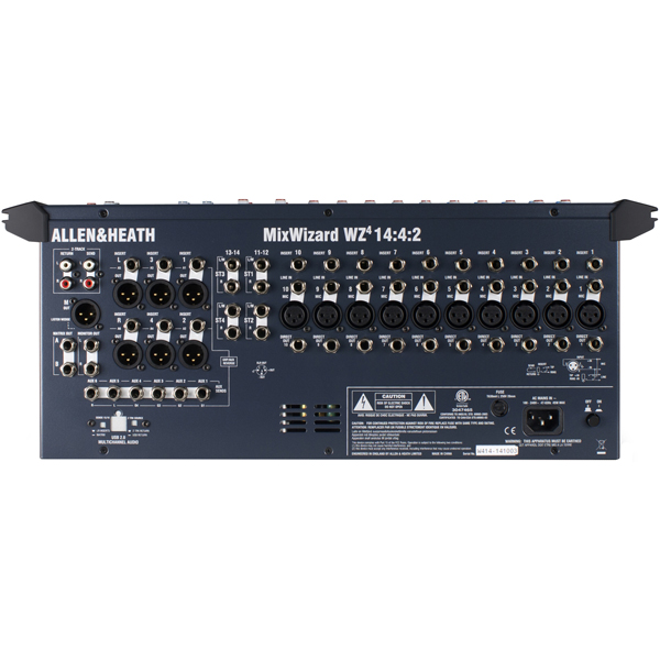 音質も最高峰のALLEN&HEATHのPAミキサー、MIXWIZARD WZ4 14:4:2