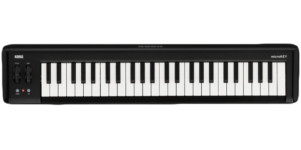 シンプルなデザイン、操作性のKORG人気MIDI鍵盤の新しいシリーズ！micro KEY2です！！
