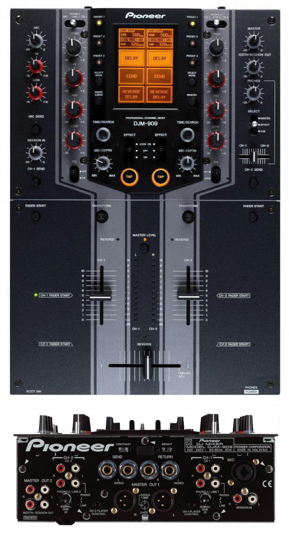 PIONEER/DJミキサー/DJM-909 -DJ機材アナログレコード専門店OTAIRECORD