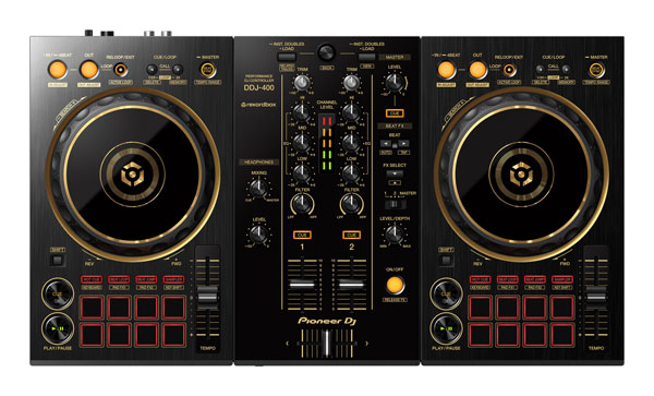 DDJ-400-N】国内限定3000台の限定ゴールドカラーモデル！のrekordbox