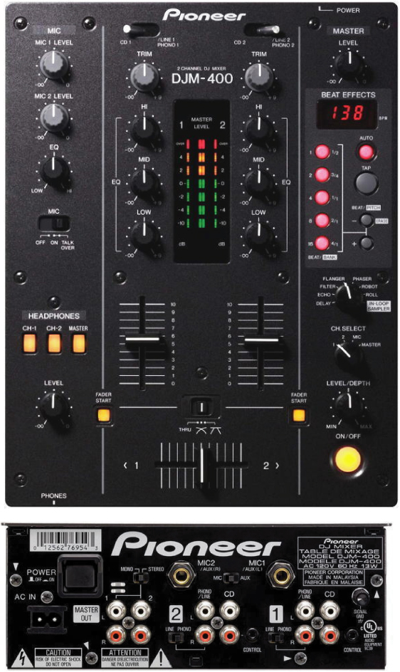 pioneer dj パイオニア DJM-300 フェーダーメンテナンス - DJ機材