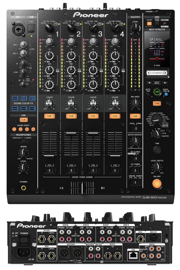 Pioneer/DJM-900nexusの紹介です。